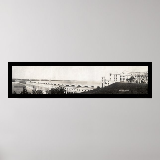 Wilson Dam Power House Foto 1933 Poster (Vorne)