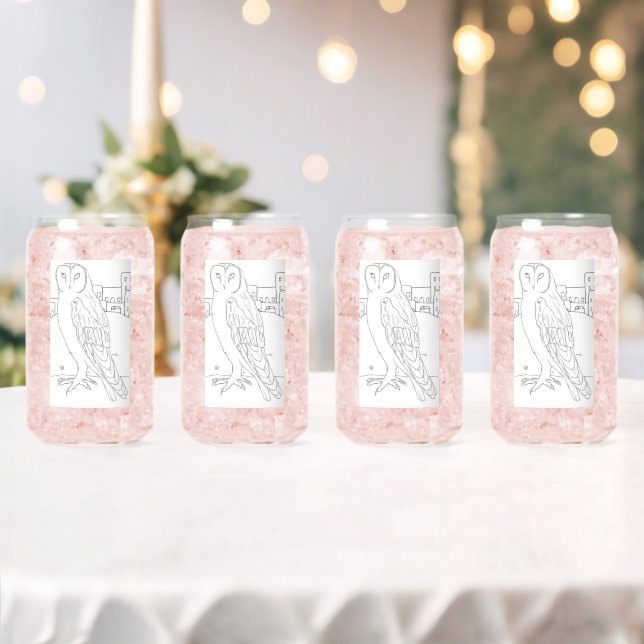 Wilson die Schleiereule 🦉  Dosenglas (Insitu (Hochzeit))