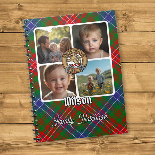 Wilson-Familien-Fotocollage Notizblock