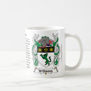 Wilson-Familien-Wappen Tasse