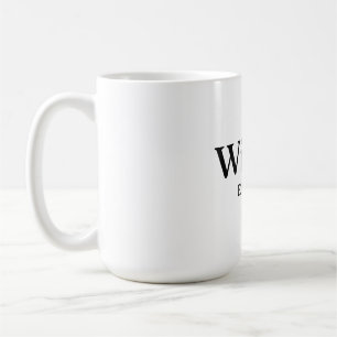 Wilson Familienname Typografie Design Kaffeetasse