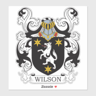 Wilson Familienwappen Aufkleber