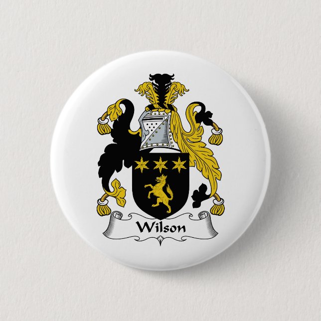 Wilson-Familienwappen Button (Vorderseite)