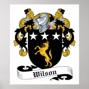 Wilson-Familienwappen Poster