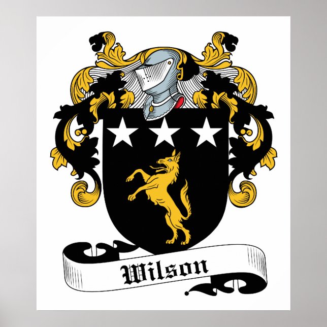 Wilson Familienwappen Poster (Vorne)