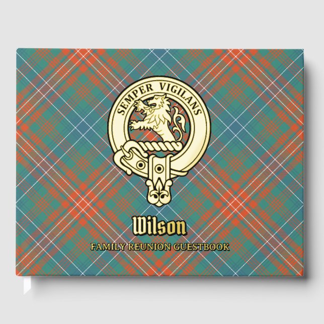 Wilson Family Wiedersehen Guest Book Gästebuch (Vorderseite)