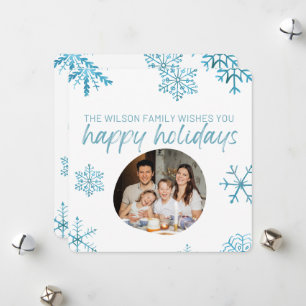 Wilson Family wünscht frohe Weihnachtskarte Feiertagskarte