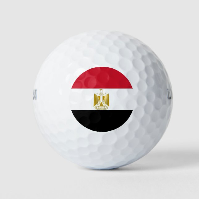Wilson Golf Ball mit ägyptischer Flagge (Vorderseite)