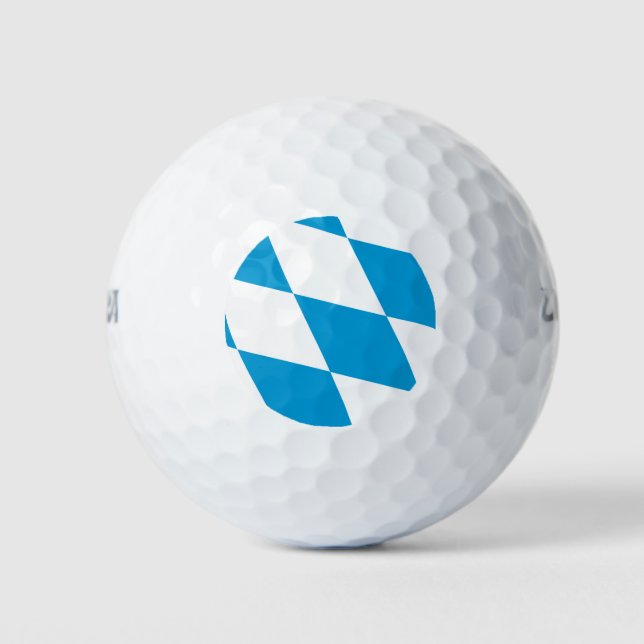 Wilson Golf Ball mit der Flagge Bayerns, Deutschla (Vorderseite)