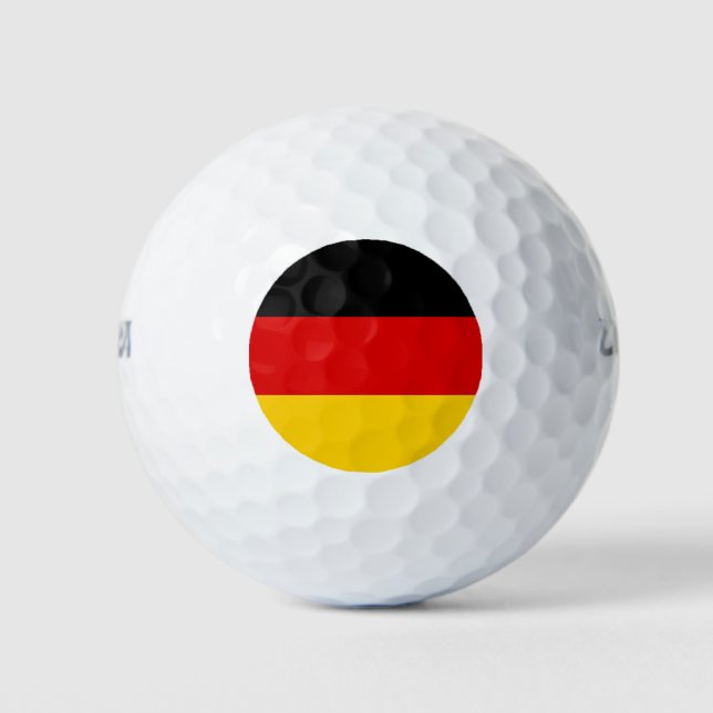 Wilson Golf Ball mit der Flagge Deutschlands (Vorderseite)