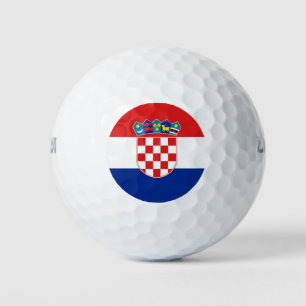 Wilson Golf Ball mit der Flagge Kroatiens