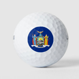 Wilson Golf Ball mit der Flagge New Yorks, USA
