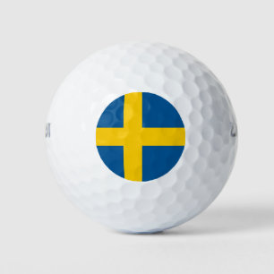 Wilson Golf Ball mit der Flagge Schwedens