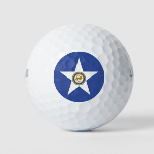 Wilson Golf Ball mit der Flagge von Houston