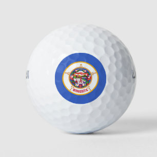 Wilson Golf Ball mit der Flagge von Minnesota