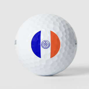 Wilson Golf Ball mit der Flagge von New York City,
