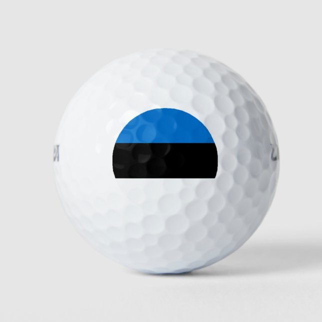 Wilson Golf Ball mit Flagge Estlands (Vorderseite)