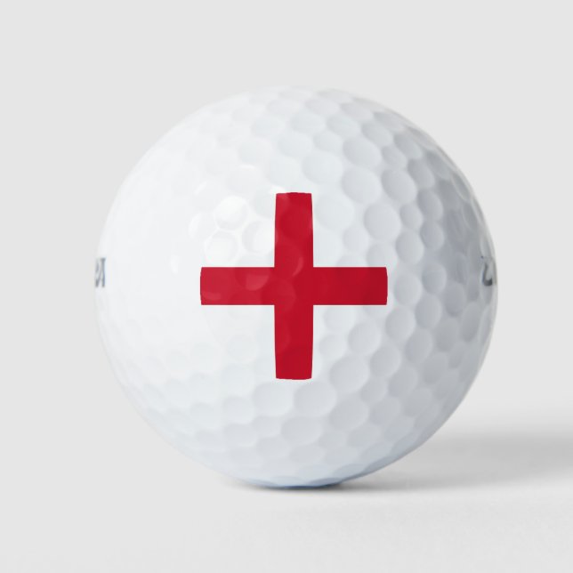 Wilson Golf Ball mit Flagge in England, Vereinigte (Vorderseite)