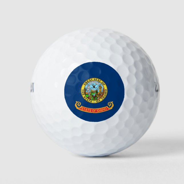 Wilson Golf Ball mit Flagge von Idaho, USA (Vorderseite)