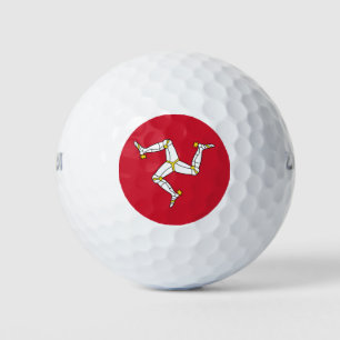 Wilson Golf Ball mit Isle Man flagge, Vereinigtes