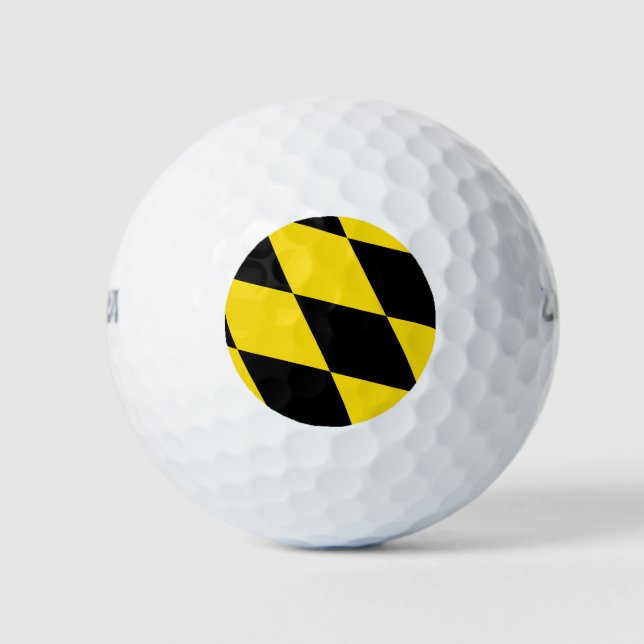 Wilson Golf Ball mit Münchner Flagge (Vorderseite)