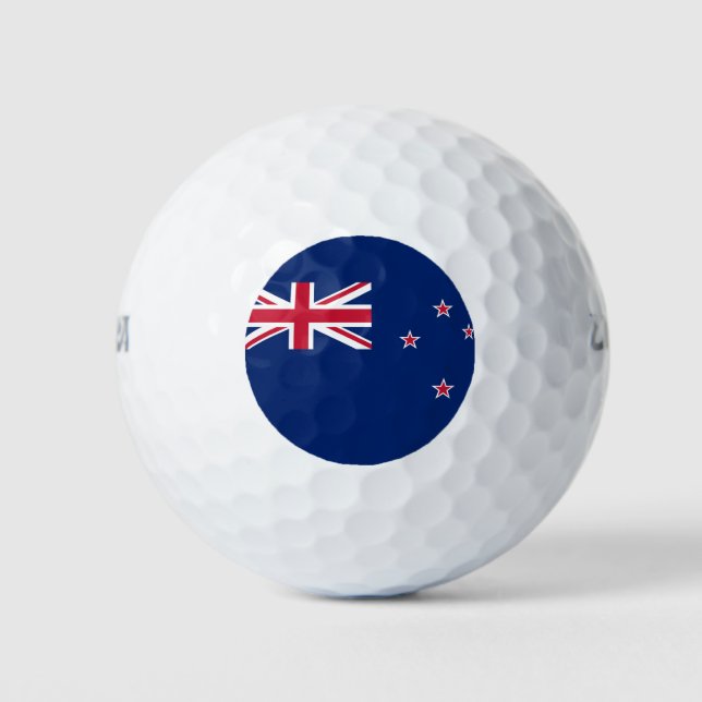 Wilson Golf Ball mit neuseeländischer Flagge (Vorderseite)