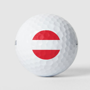 Wilson Golf Ball mit österreichischer Flagge
