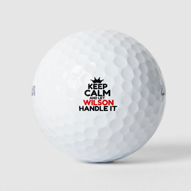 WILSON GOLFBALL (Vorderseite)