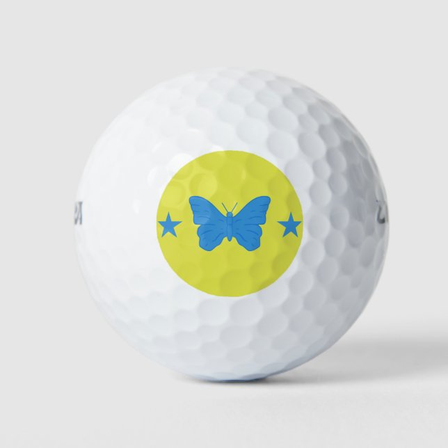 Wilson Golfball mit Flagge von Bady Bassit (Vorderseite)