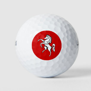 Wilson Golfball mit Flagge von Kent, England