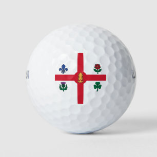 Wilson Golfball mit Flagge von Montreal, Kanada