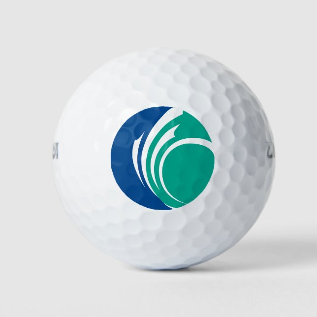 Wilson Golfball mit Flagge von Ottawa, Kanada (Vorderseite)