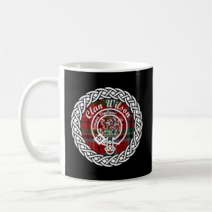 Wilson Nachname Nachname Scottish Clan Tartan Badg Kaffeetasse