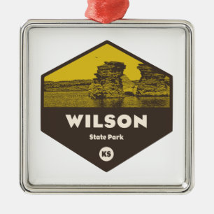 Wilson Staat Park Kansas Ornament Aus Metall