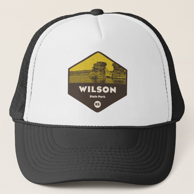 Wilson Staat Park Kansas Truckerkappe (Vorderseite)