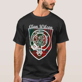 Wilson Surname Nachname Scottish Clan Tan Abzeiche T-Shirt
