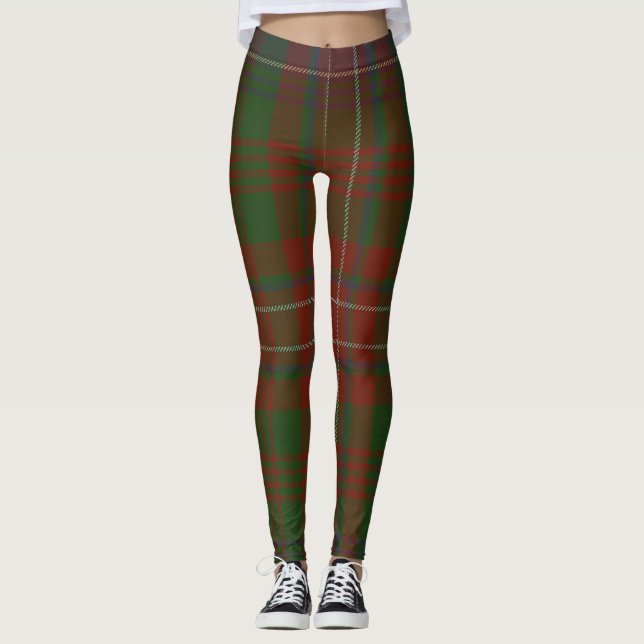 Wilson Tartan Clan Kariert Leggings (Vorderseite)