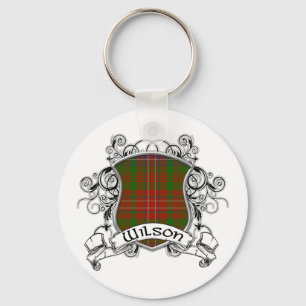 Wilson-Tartan-Schild Schlüsselanhänger