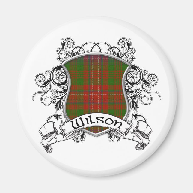 Wilson Tartan Shield Magnet (Vorne)
