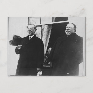 Wilson und Taft Postkarte