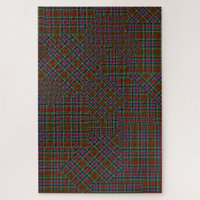 Wilsons Kariertes Patchwork aus dem Jahr 181 Puzzle (Vertikal)