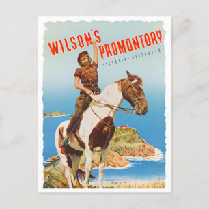 Wilsons Vorgebirge Australien Vintage-Reise Postkarte