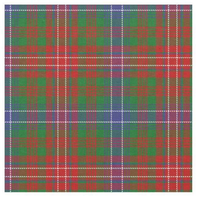 Wilsontartan-Druck Stoff (Nahaufnahme)