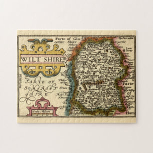 Wiltshire Landkreis England Altes Antiquariat Atla Puzzle