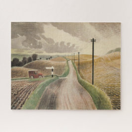 Wiltshire Landscape (von Eric Ravilious) Puzzle