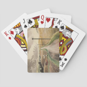 Wiltshire Landscape (von Eric Ravilious) Spielkarten