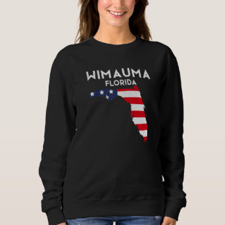 Wimauma Florida USA State America Travel Floridian Sweatshirt