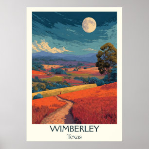 Wimberley Texas Hill Country Sonnenuntergang Poster