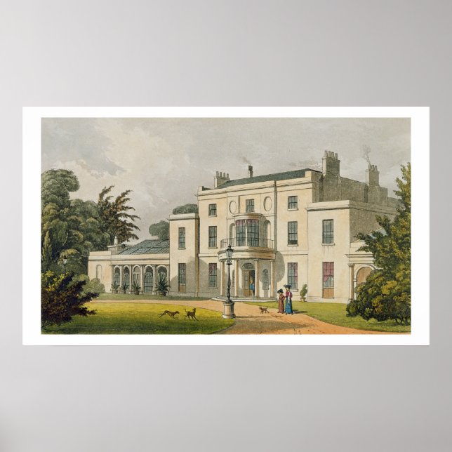 Wimbledon House, aus Ackermanns "Repository of A Poster (Vorne)