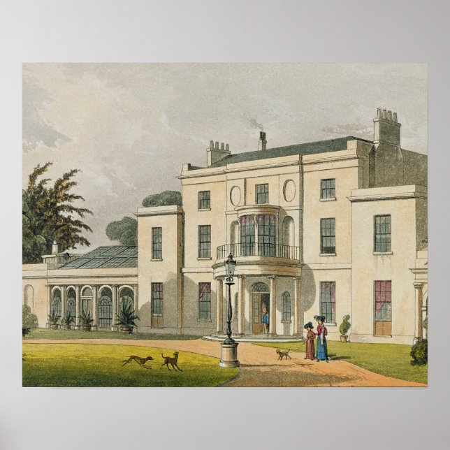 Wimbledon House, aus Ackermanns "Repository of A Poster (Vorne)